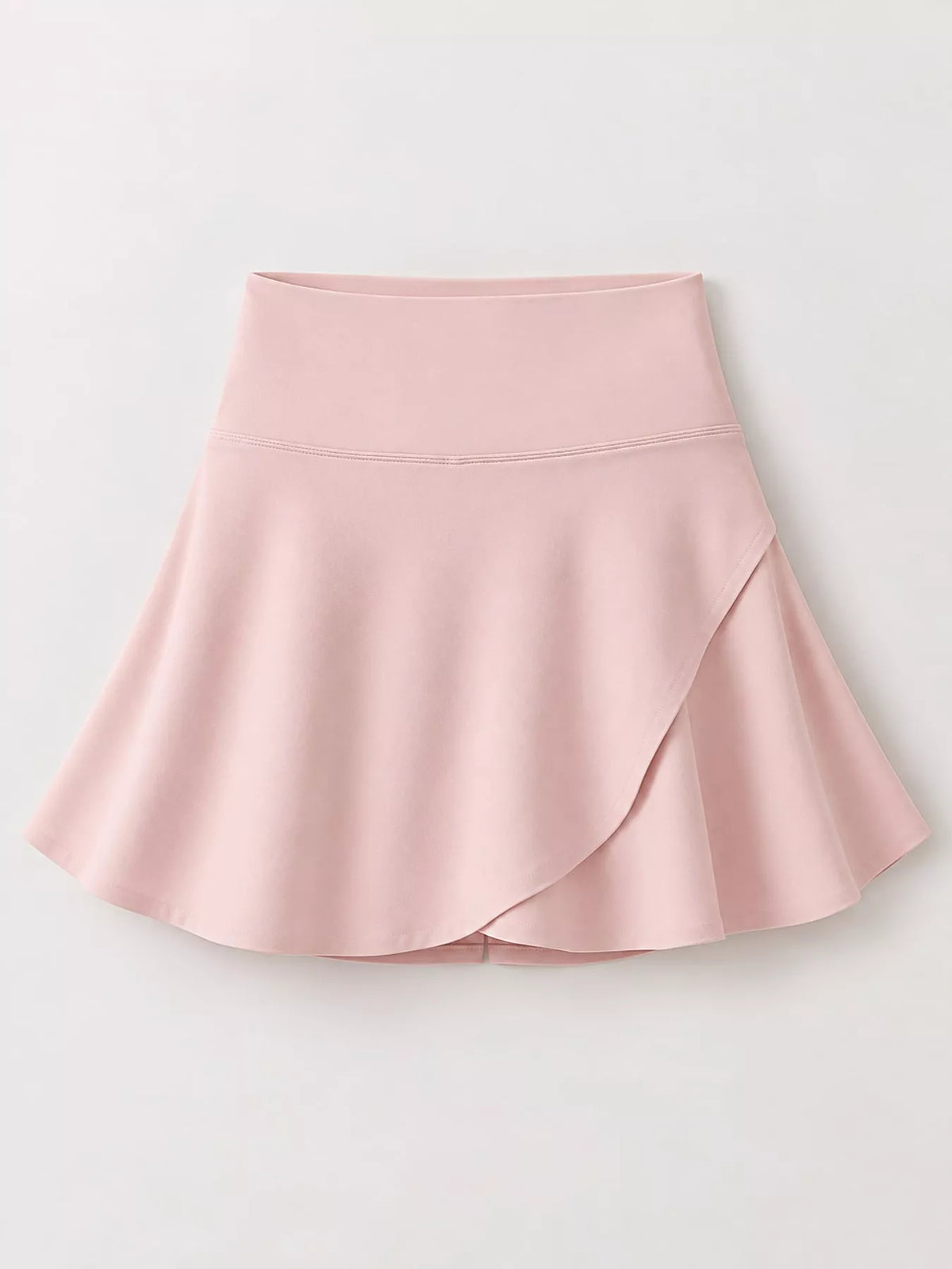 Pink flared athletic skort