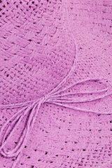 Trendsi Fame Straw Braided Sun Hat -