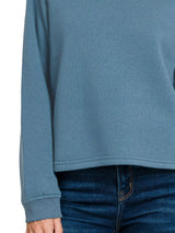 Trendsi Zenana Fleece Raglan Round-Neck Sweatshirt -