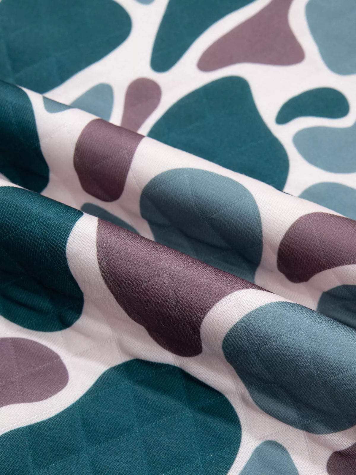 Quarter Snap Camouflage Sweatshirt — construction details
