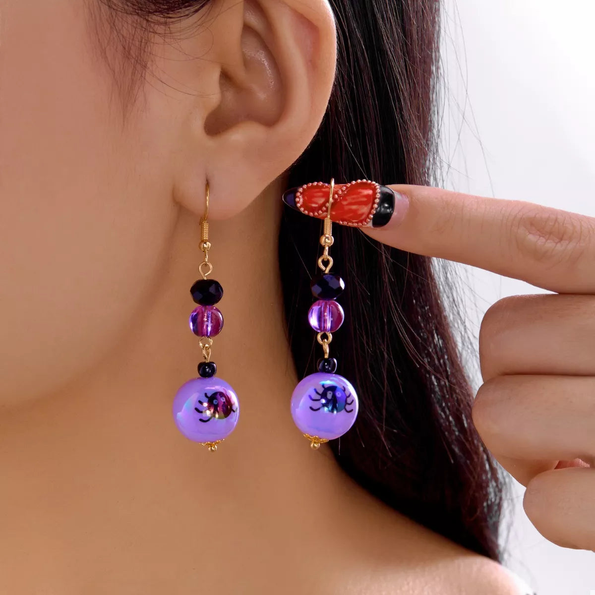 Trendsi Halloween Acrylic Drop Earrings -