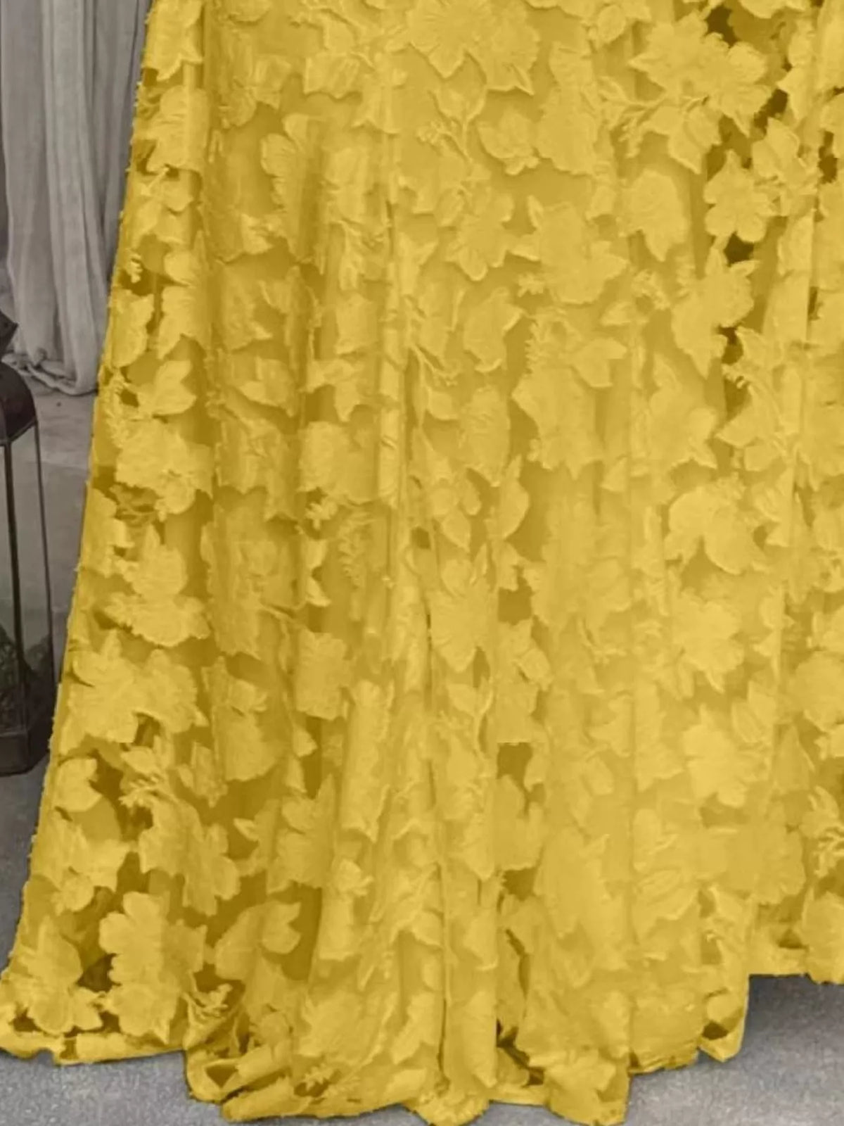 Cowl neck spaghetti-strap maxi dress, construction and design details