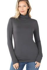 Long Sleeve Turtle Neck Top