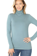Long Sleeve Turtle Neck Top