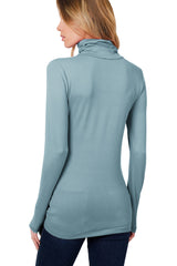 Long Sleeve Turtle Neck Top