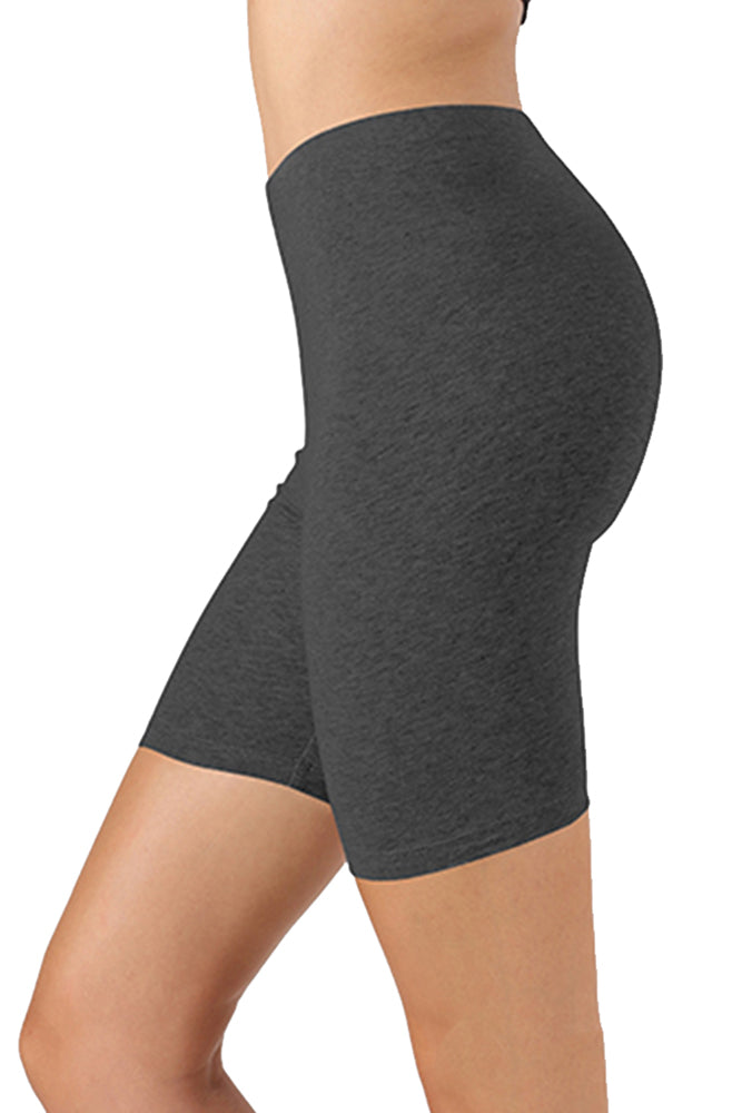 Zenana Cotton Running Biker Shorts - Legging Shorts sb_bottoms