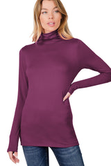 Long Sleeve Turtle Neck Top