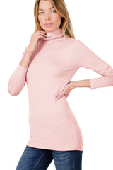 Long Sleeve Turtle Neck Top