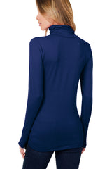 Long Sleeve Turtle Neck Top