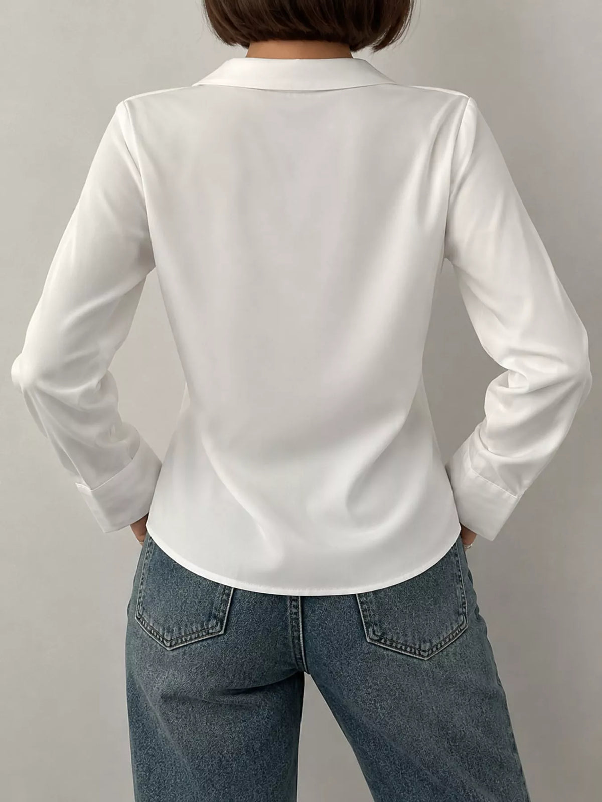 Button-up shirt, white back