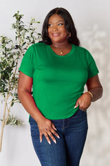 Trendsi Basic Bae Full Size Round Neck Short Sleeve T-Shirt -