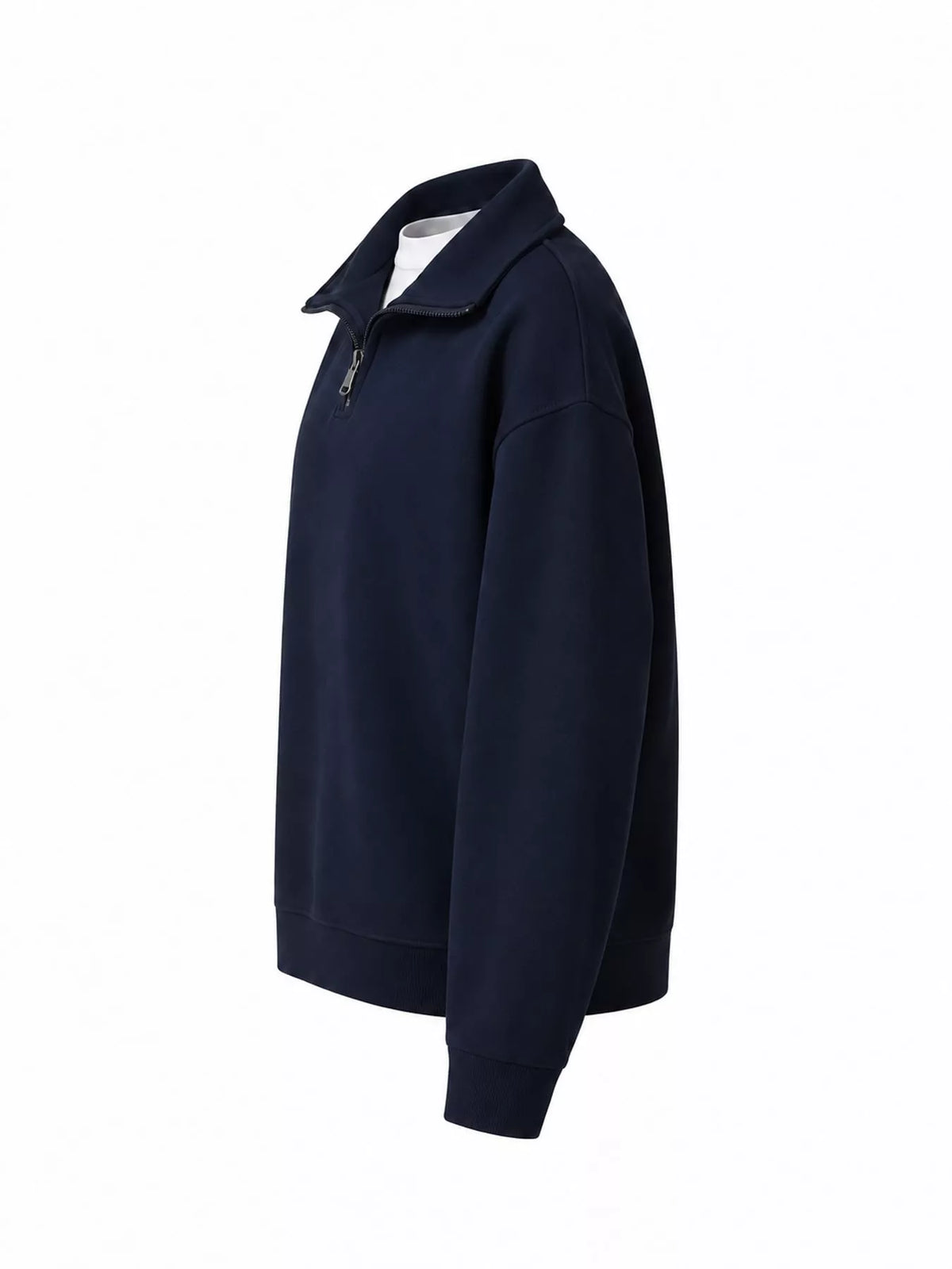 Quarter-Zip Long Sleeve Sweatshirt — side view