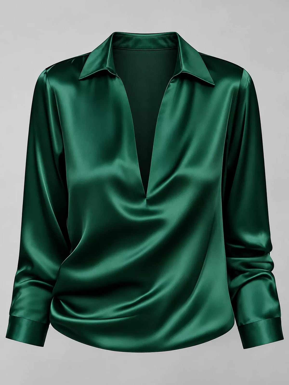 Long-sleeve blouse, product view