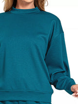 Trendsi Zenana Scuba Long Sleeve Sweatshirt and Shorts Set -