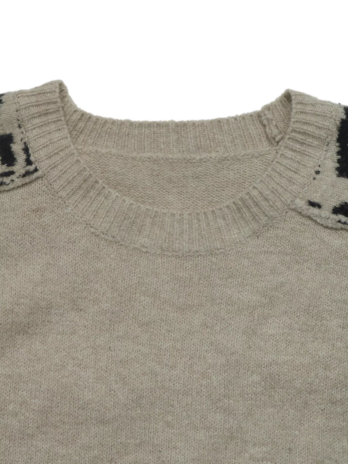 Trendsi Leopard Round Neck Sweater -
