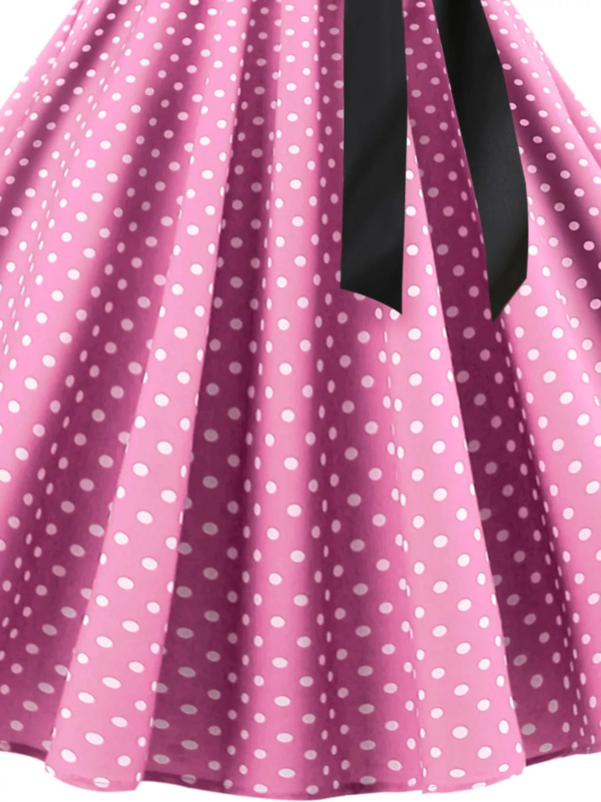 Halter neck sleeveless knee dress, construction and design details