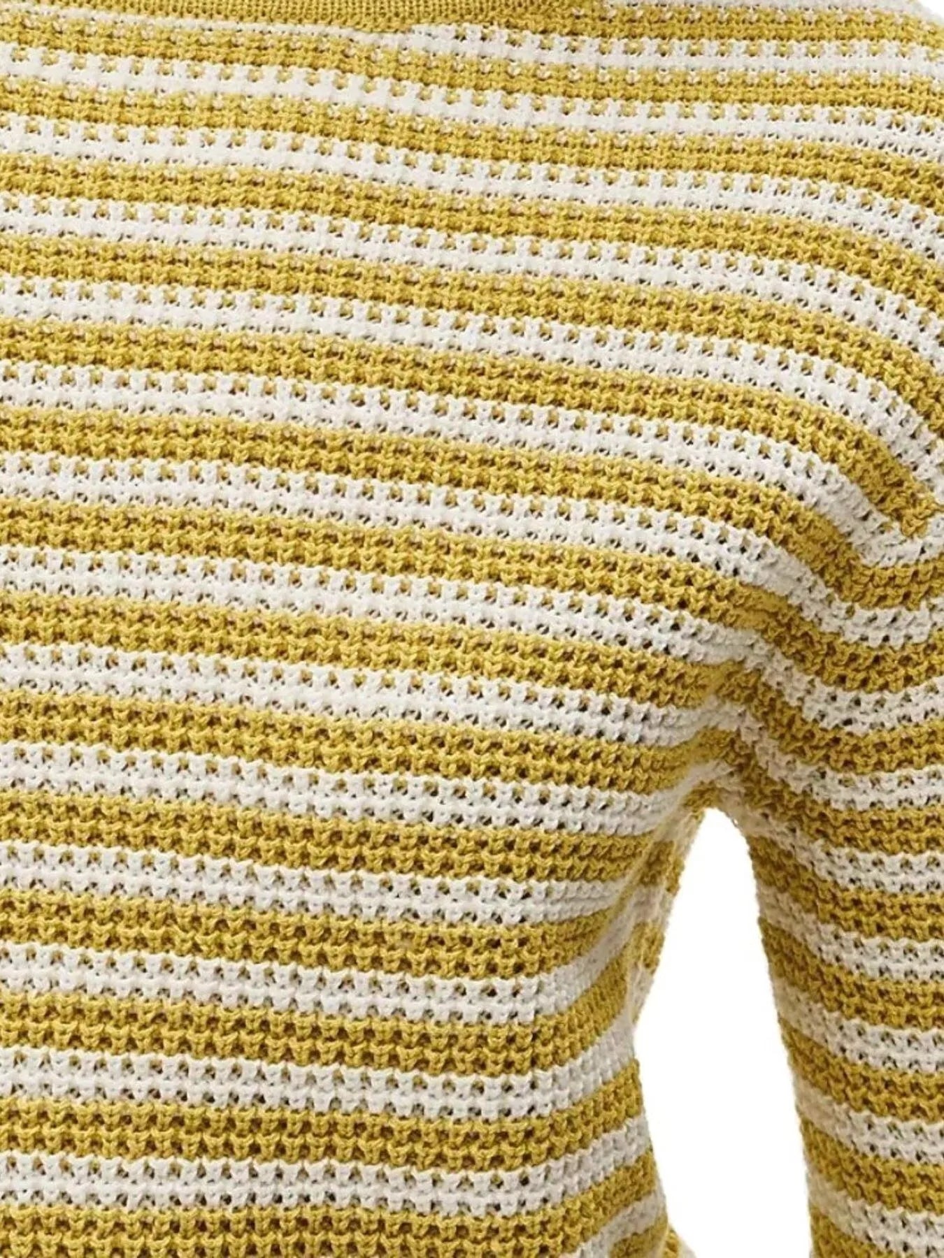Trendsi Striped Boat Neck Knit Sweater -