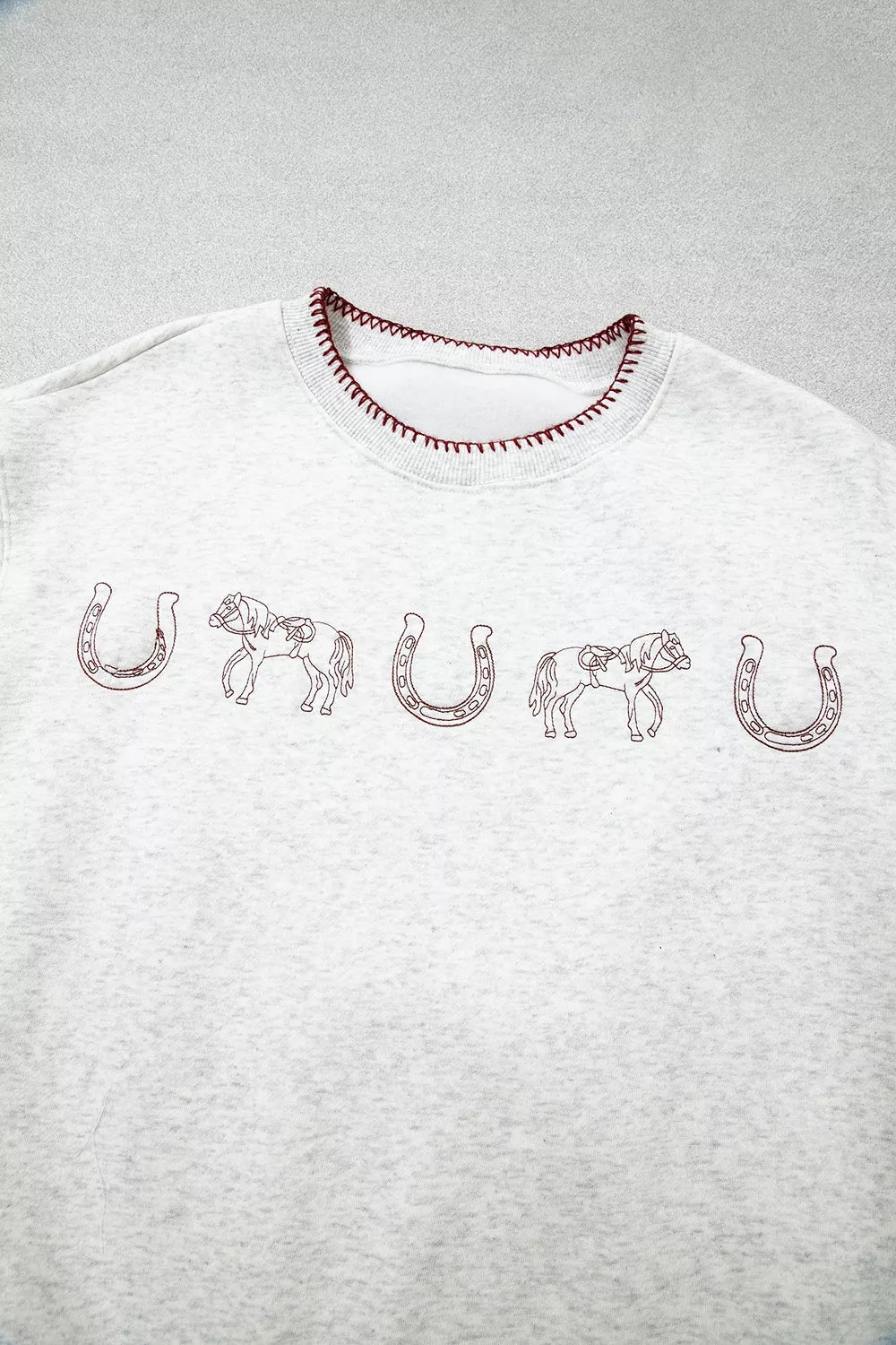 Trendsi Graphic Round Neck Casual Sweatshirt -