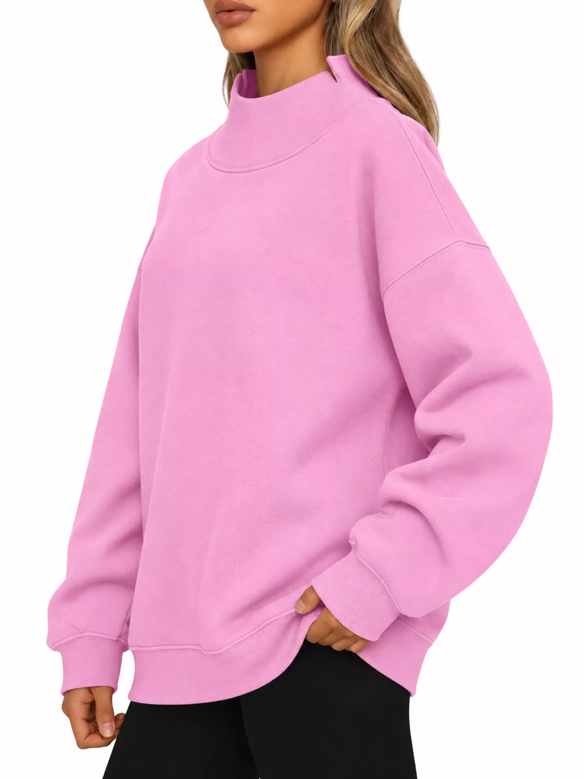 Oversized sweatshirt, pink side