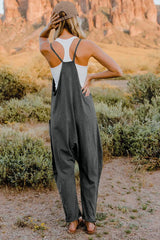 Trendsi Double Take Full Size V-Neck Sleeveless Jumpsuit with Pockets -
