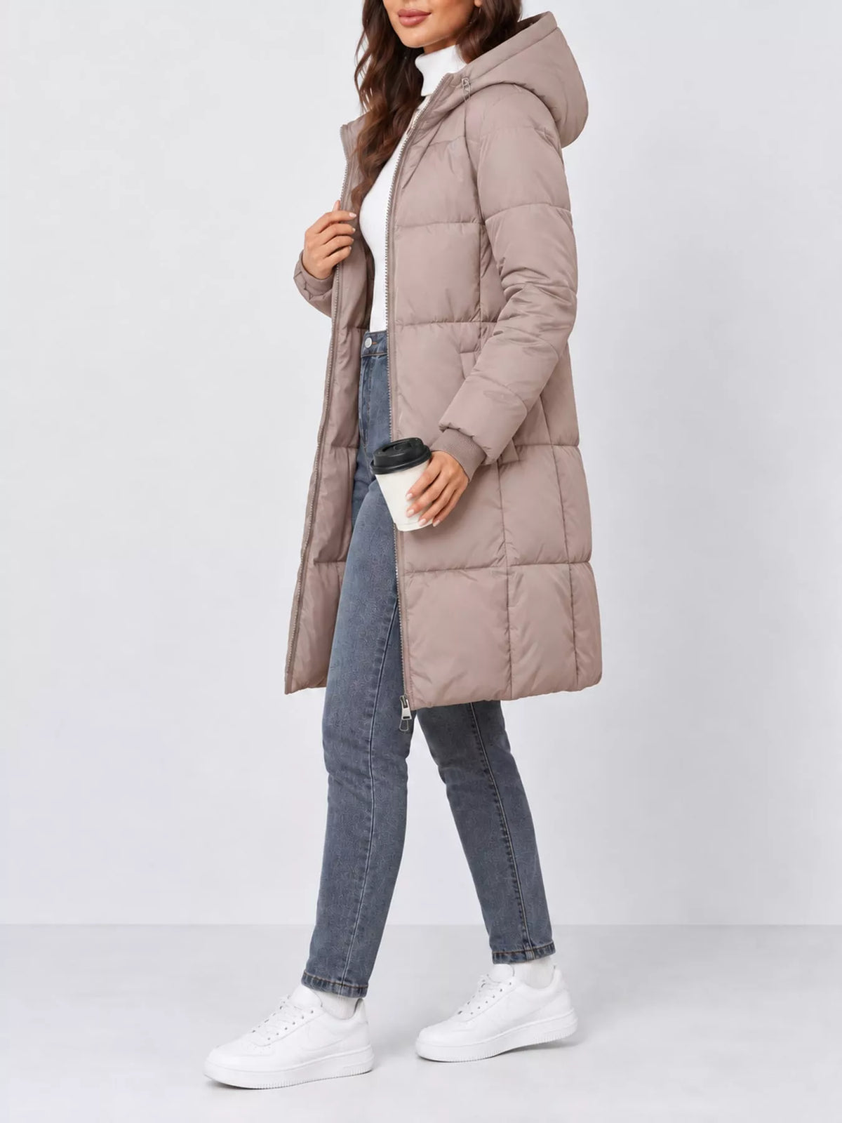 Long-sleeve coat