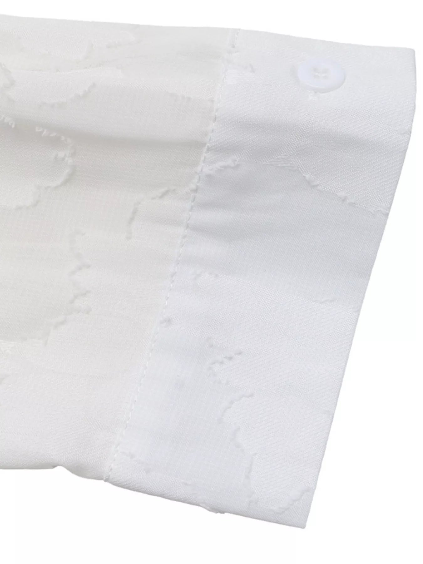 Trendsi Sheer Button-Down Shirt -