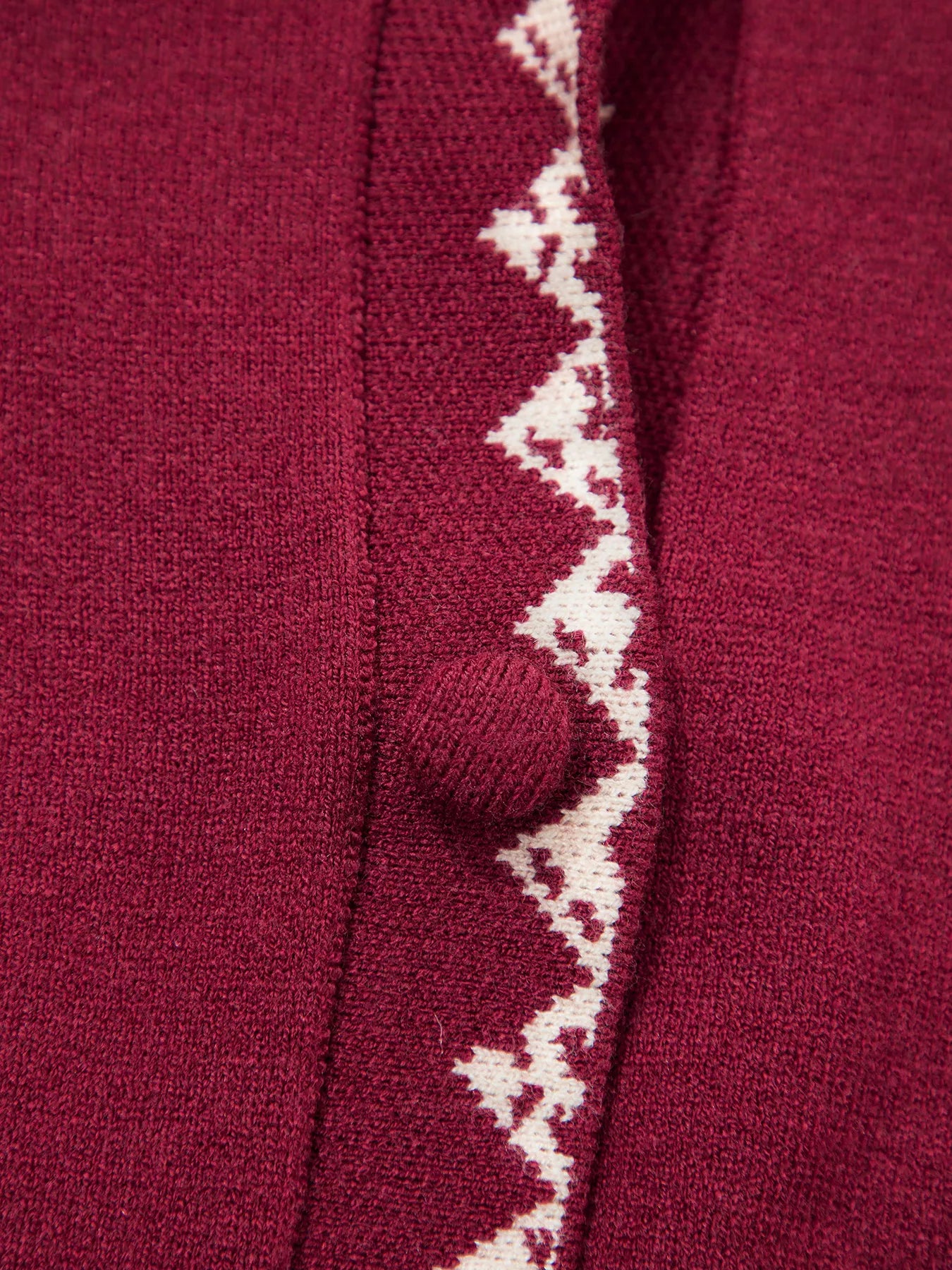 Trendsi Bow Pocket Collar Long Sleeve Knit Cardigan -