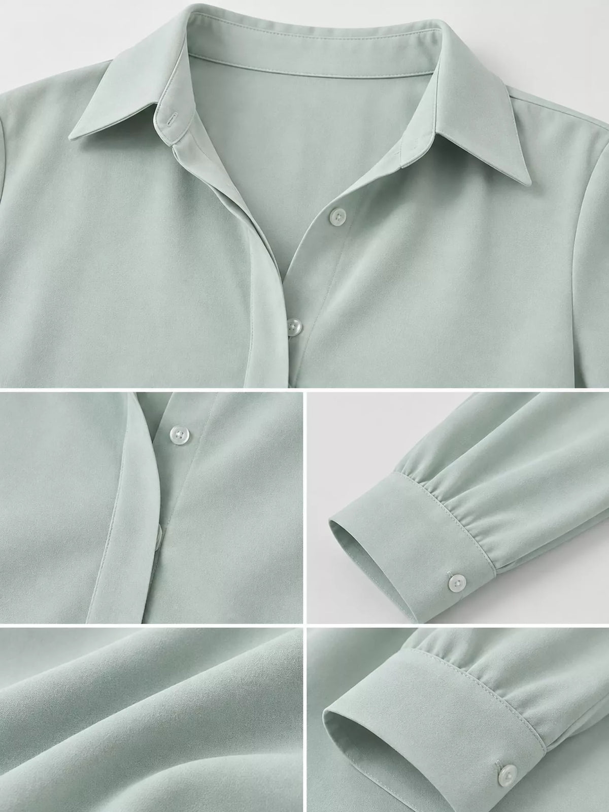 Button-up shirt, mint details