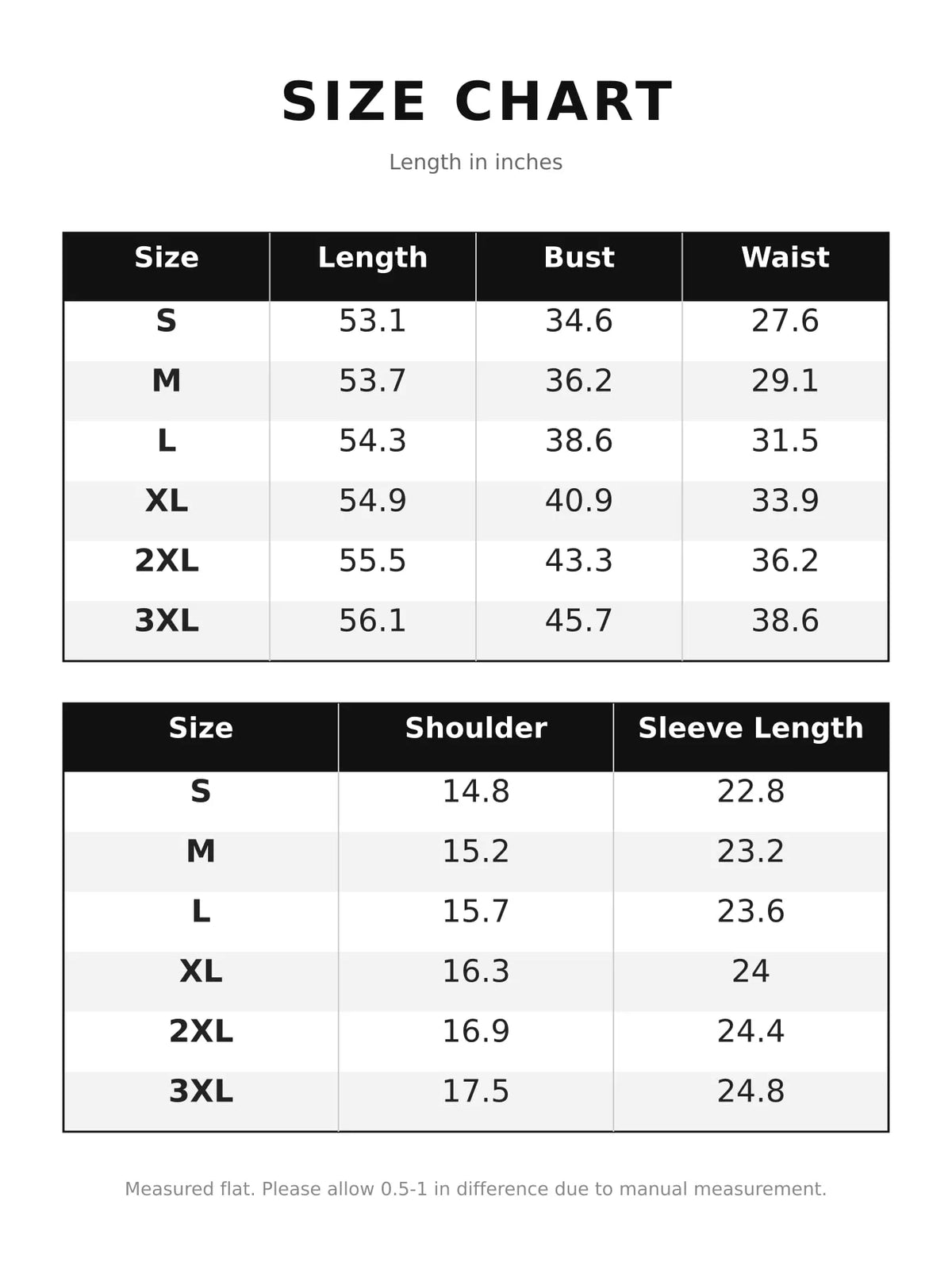 Size chart for women's floral detail long sleeve maxi dress