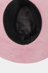 Trendsi Fame Braided Faux Suede Hat -