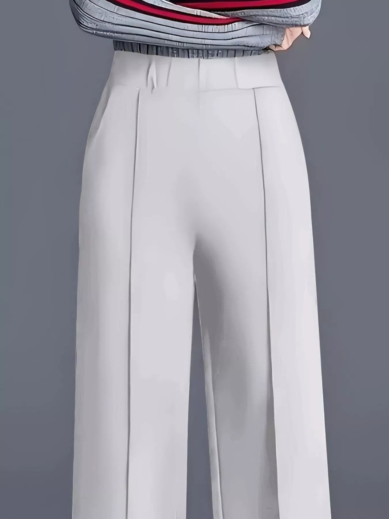 Trendsi High Waist Wide Leg Pants -
