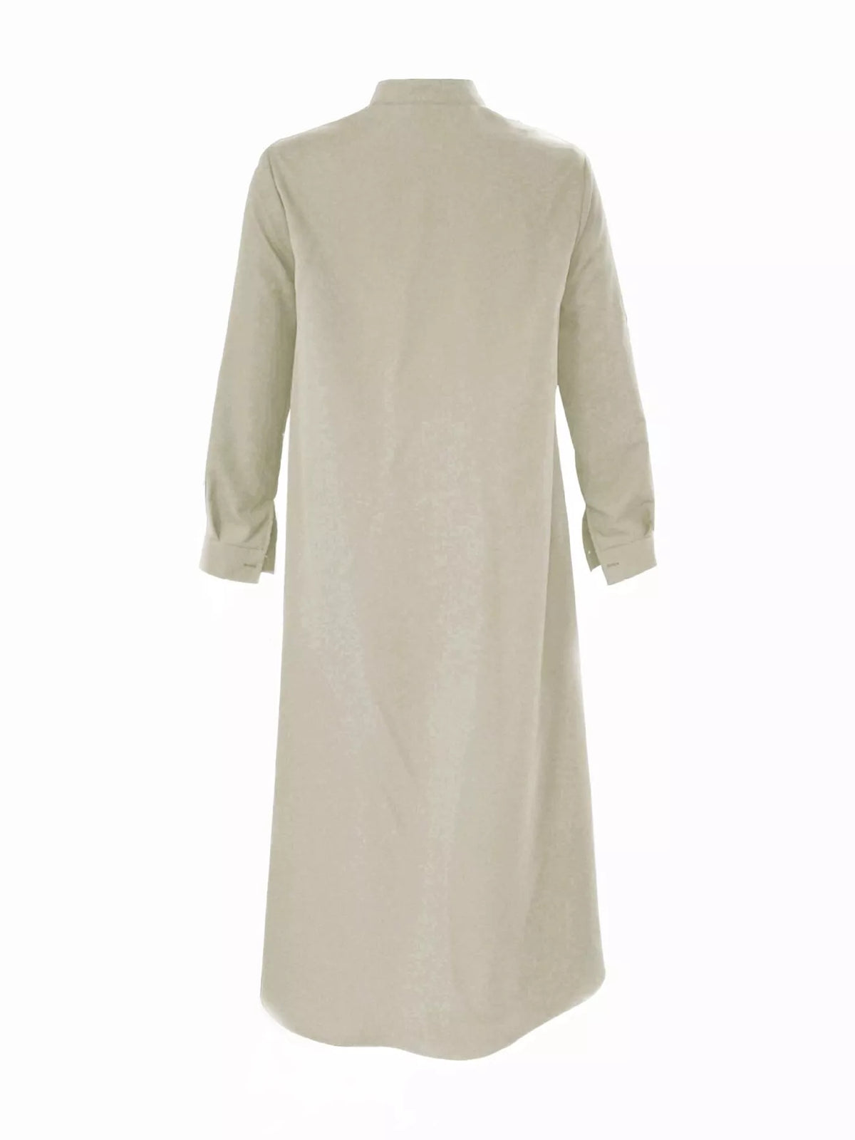 Mandarin neck long sleeve maxi dress, product view