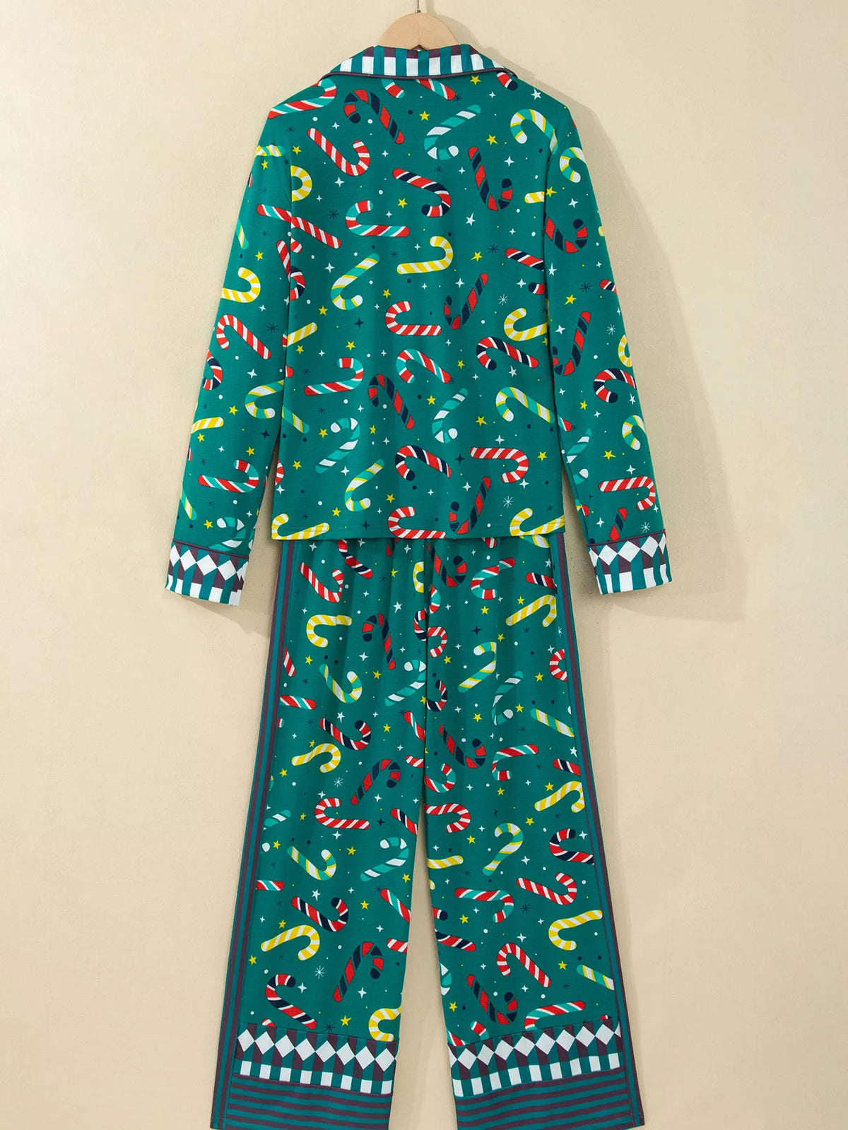 Candy-cane lounge set, green hanging set back