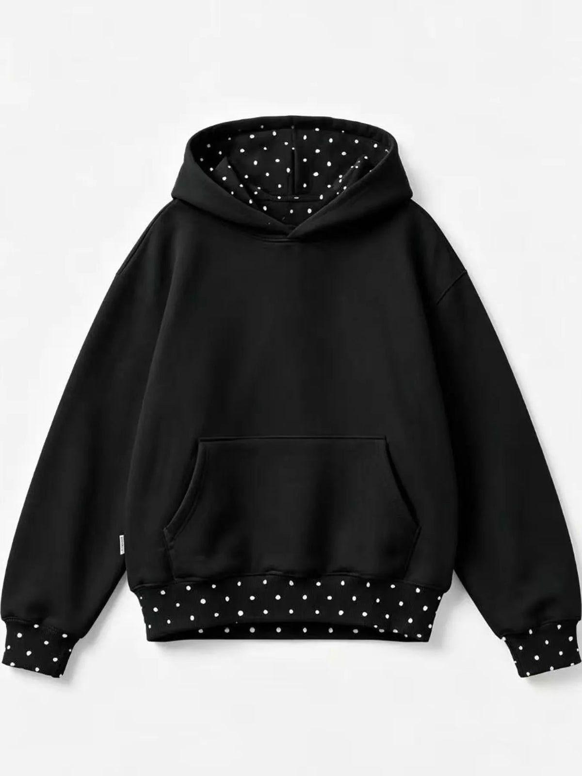 Hoodie and Wide-Leg Pants Set — top component