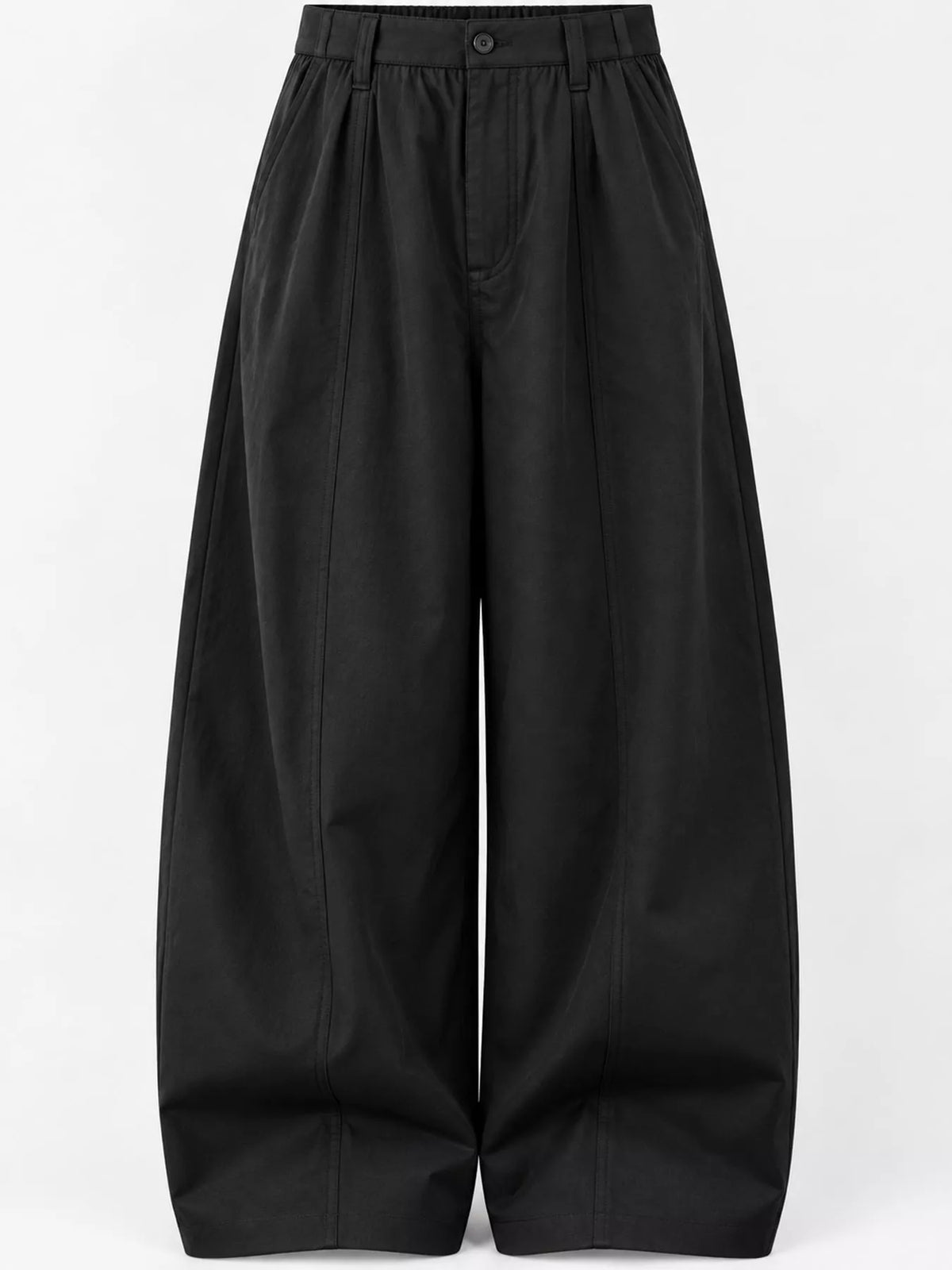 Black wide-leg pants