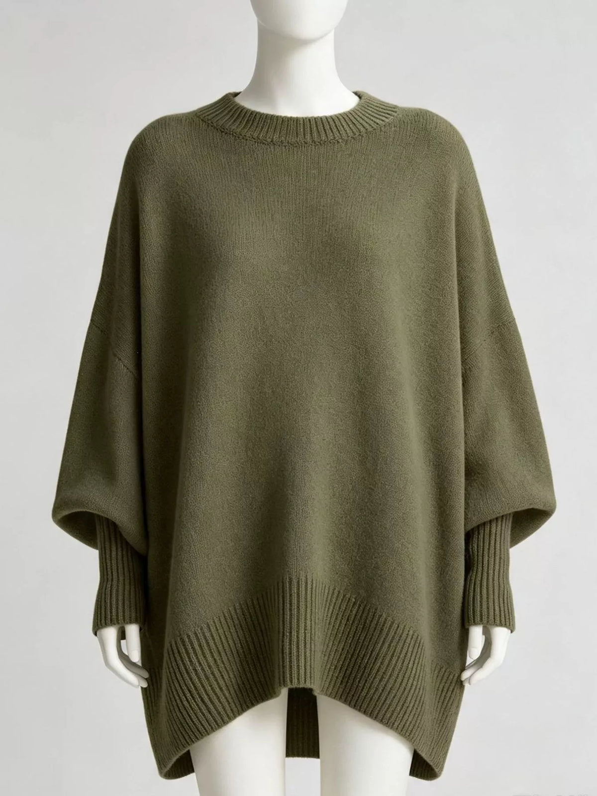 Trendsi Oversized Batwing Sleeve Sweater -