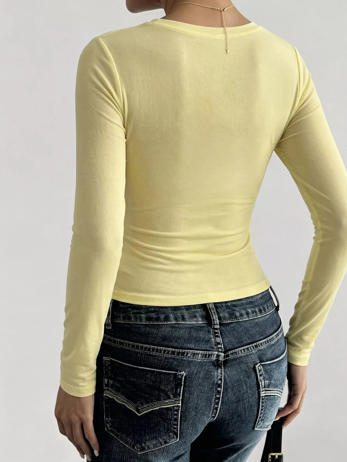 Trendsi Slim Fit Long Sleeve T-Shirt -