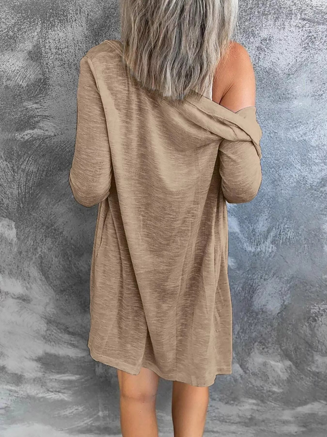 Trendsi Full Size Lightweight Button-Up Cardigan Plus Size - Shirts