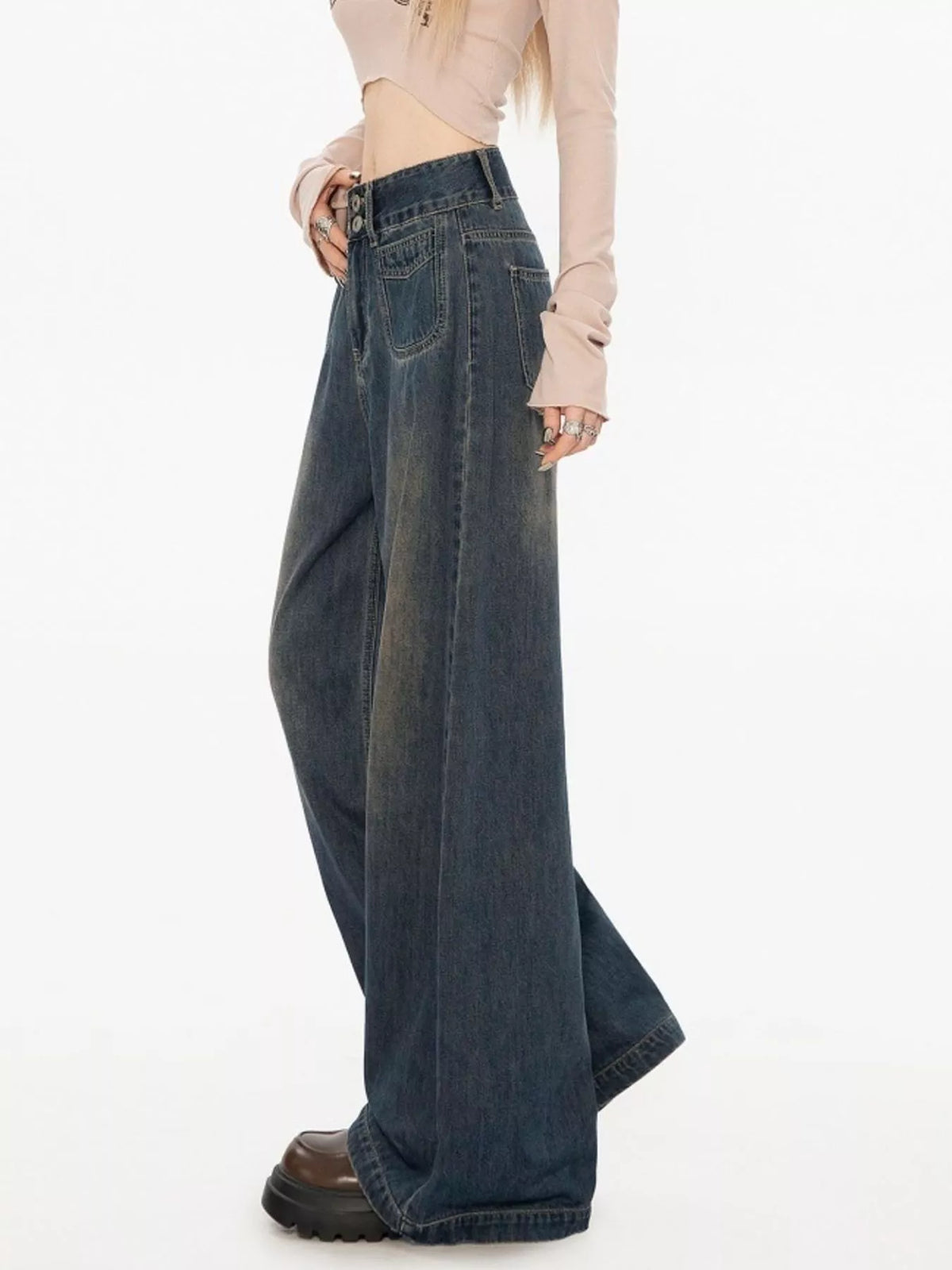Wide-leg jeans