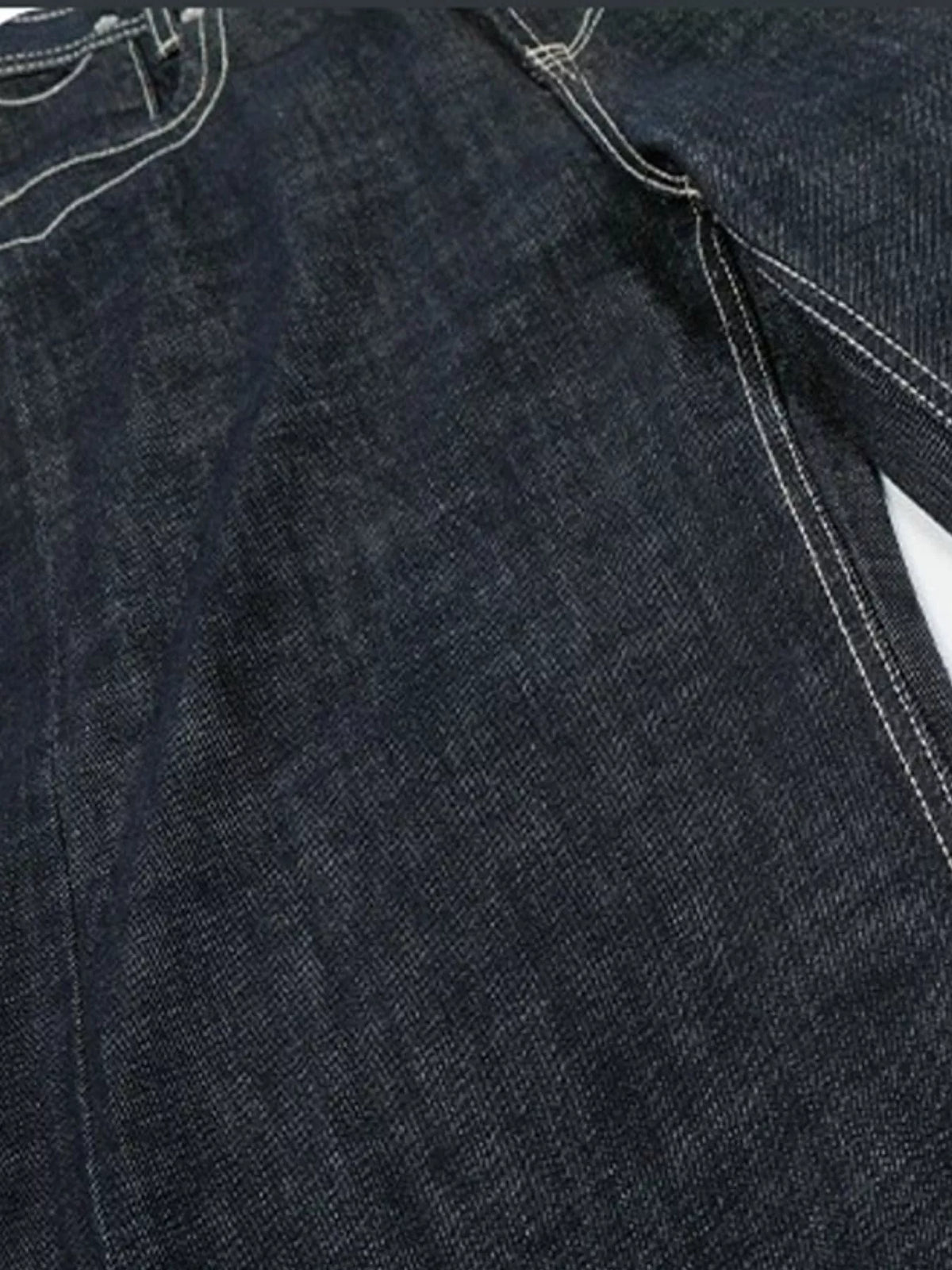 Wide-Leg Jeans — construction details