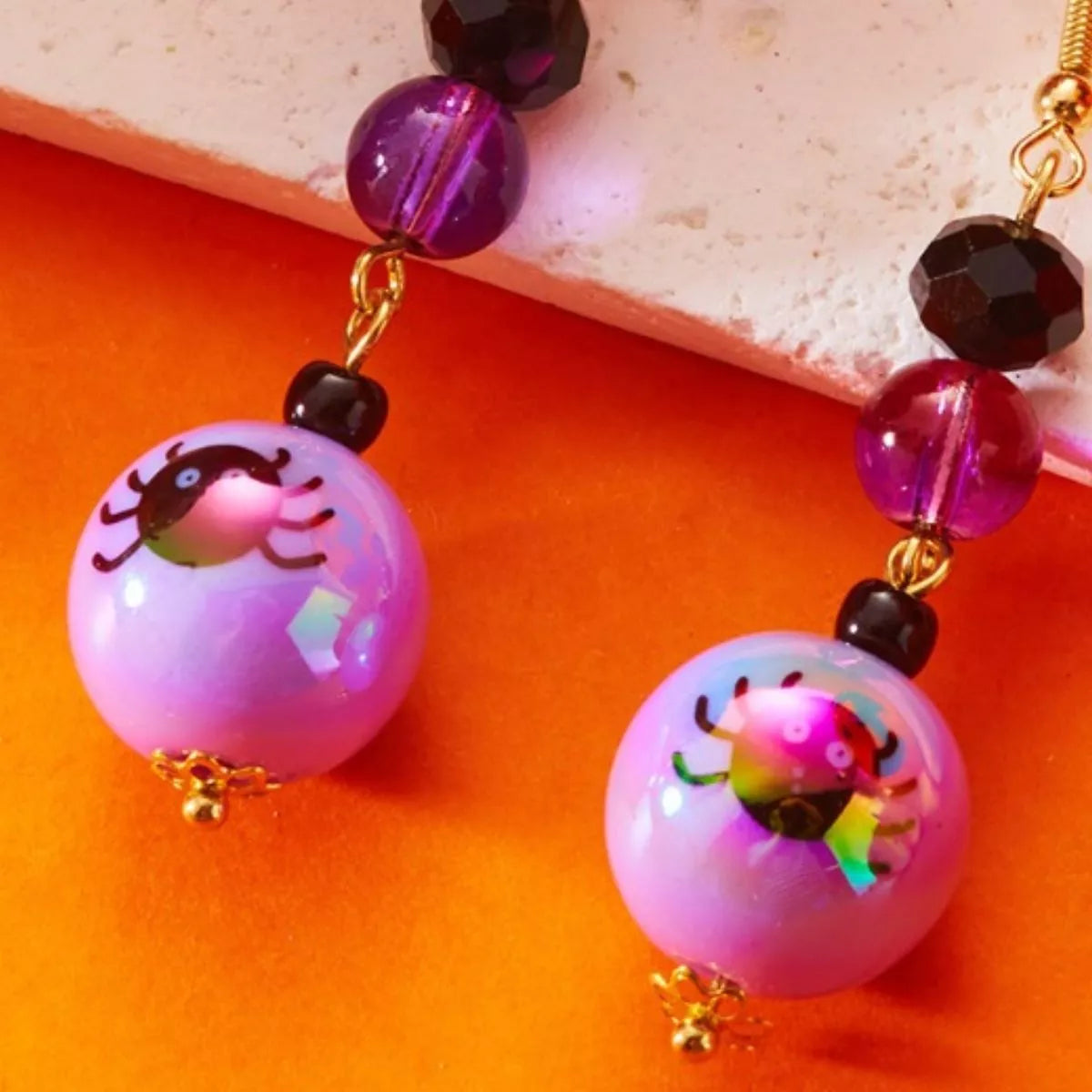 Trendsi Halloween Acrylic Drop Earrings -