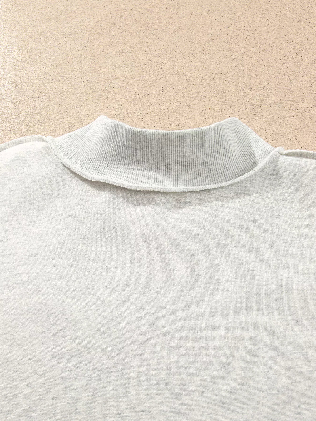 MERRY tunic sweatshirt, back neckline