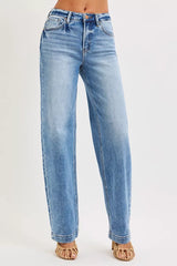 Trendsi RISEN High Rise Wide Baggy Jeans -