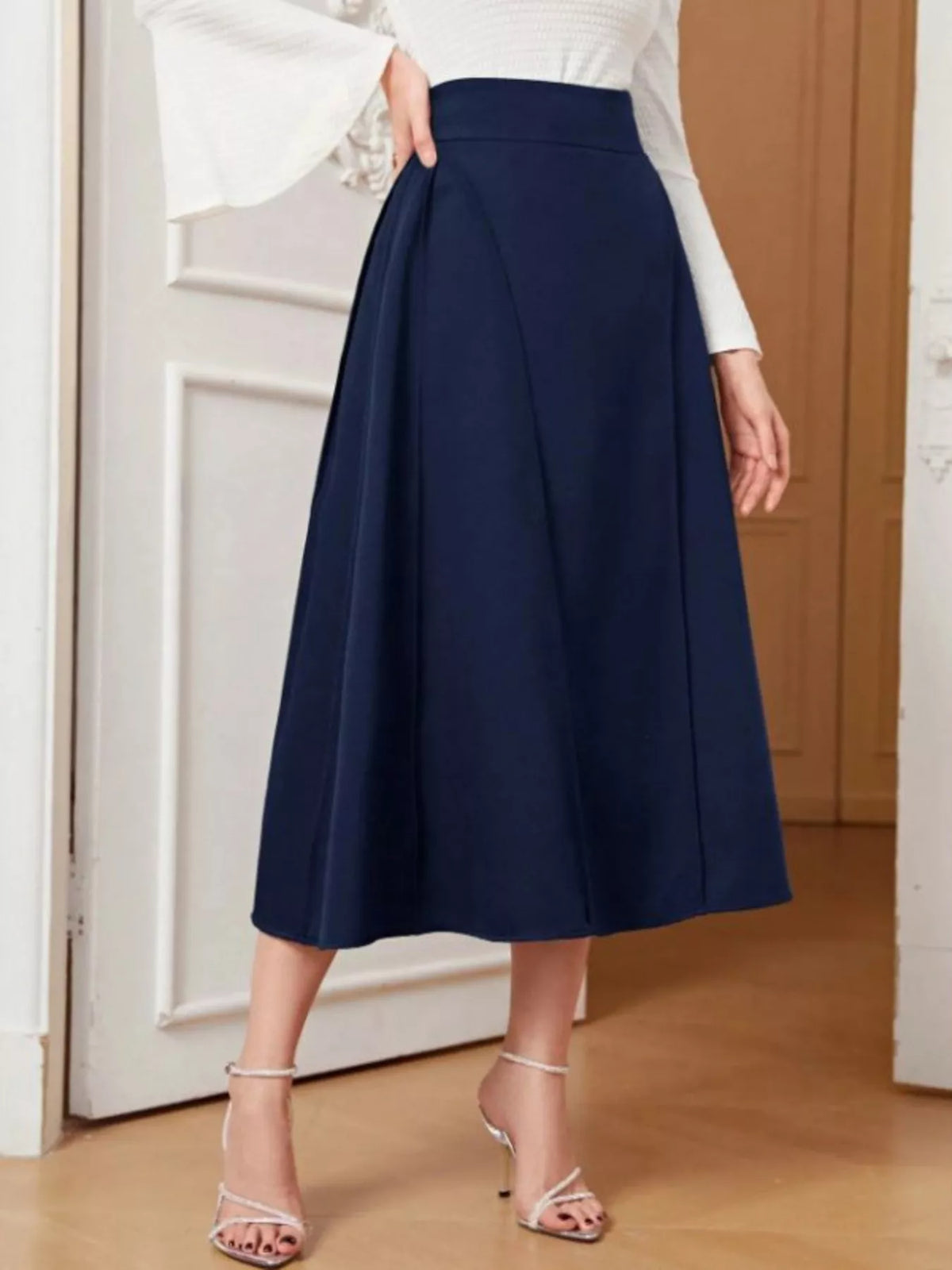 Trendsi A-Line Midi Skirt -