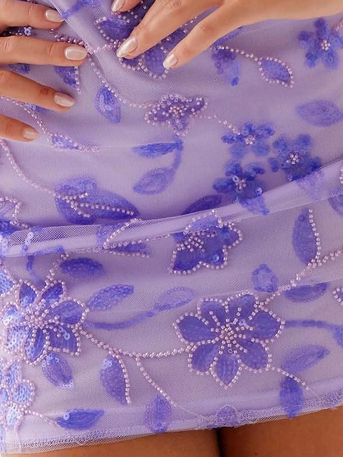 strapless mini dress, construction and design details