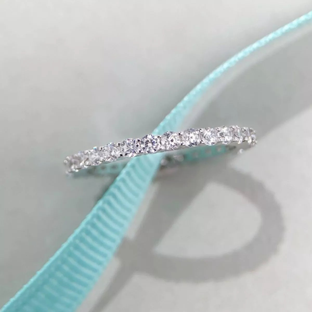 Trendsi 925 Sterling Silver Zircon Ring -