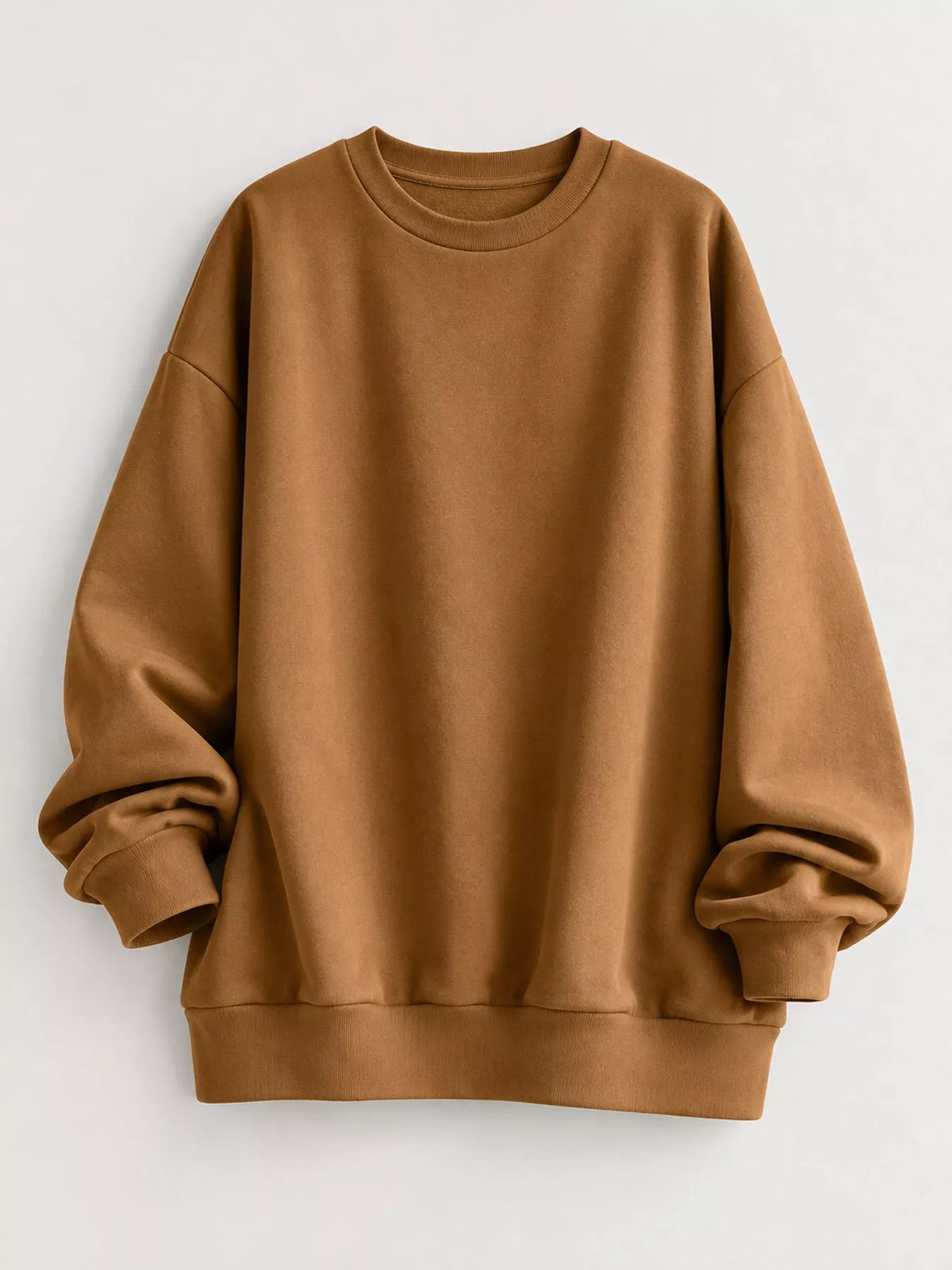 Brown relaxed sweatshirt