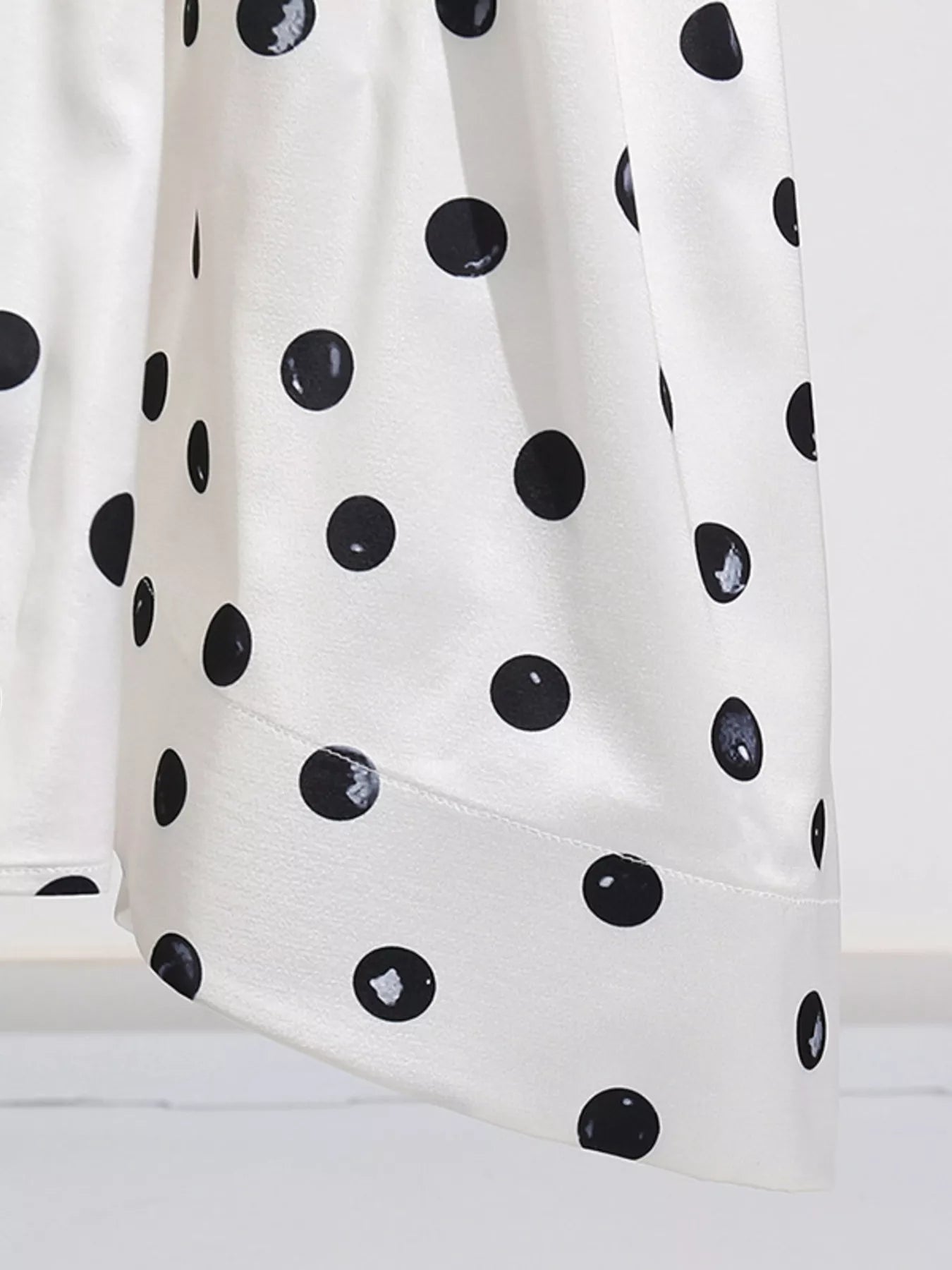 Trendsi Polka Dot Ruffle Skirt -
