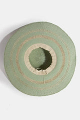 Trendsi Fame Metallic Accent Trim Floppy Sun Hat -