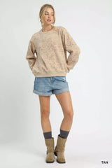 Trendsi Umgee Coin Stamp Print Sweatshirt -